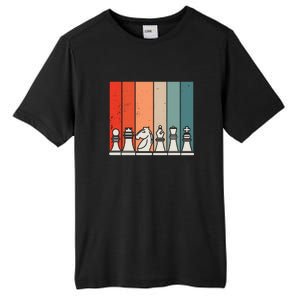 Retro Chess Pieces Tall Fusion ChromaSoft Performance T-Shirt