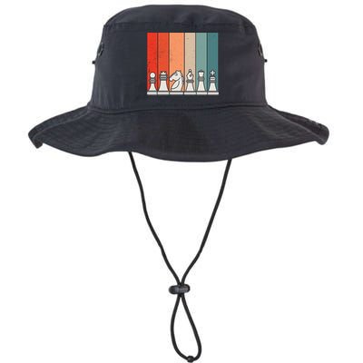 Retro Chess Pieces Bucket Hat