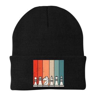 Retro Chess Pieces Beanie