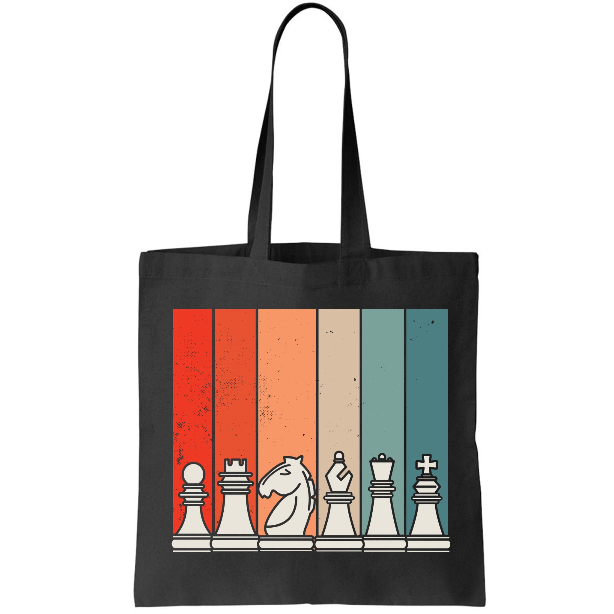 Retro Chess Pieces Bag