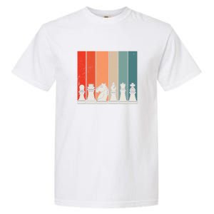 Retro Chess Pieces Garment-Dyed Heavyweight T-Shirt