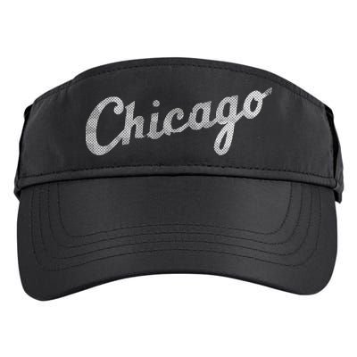 Retro Chicago Team Sports Logo Adult Drive Performance Visor