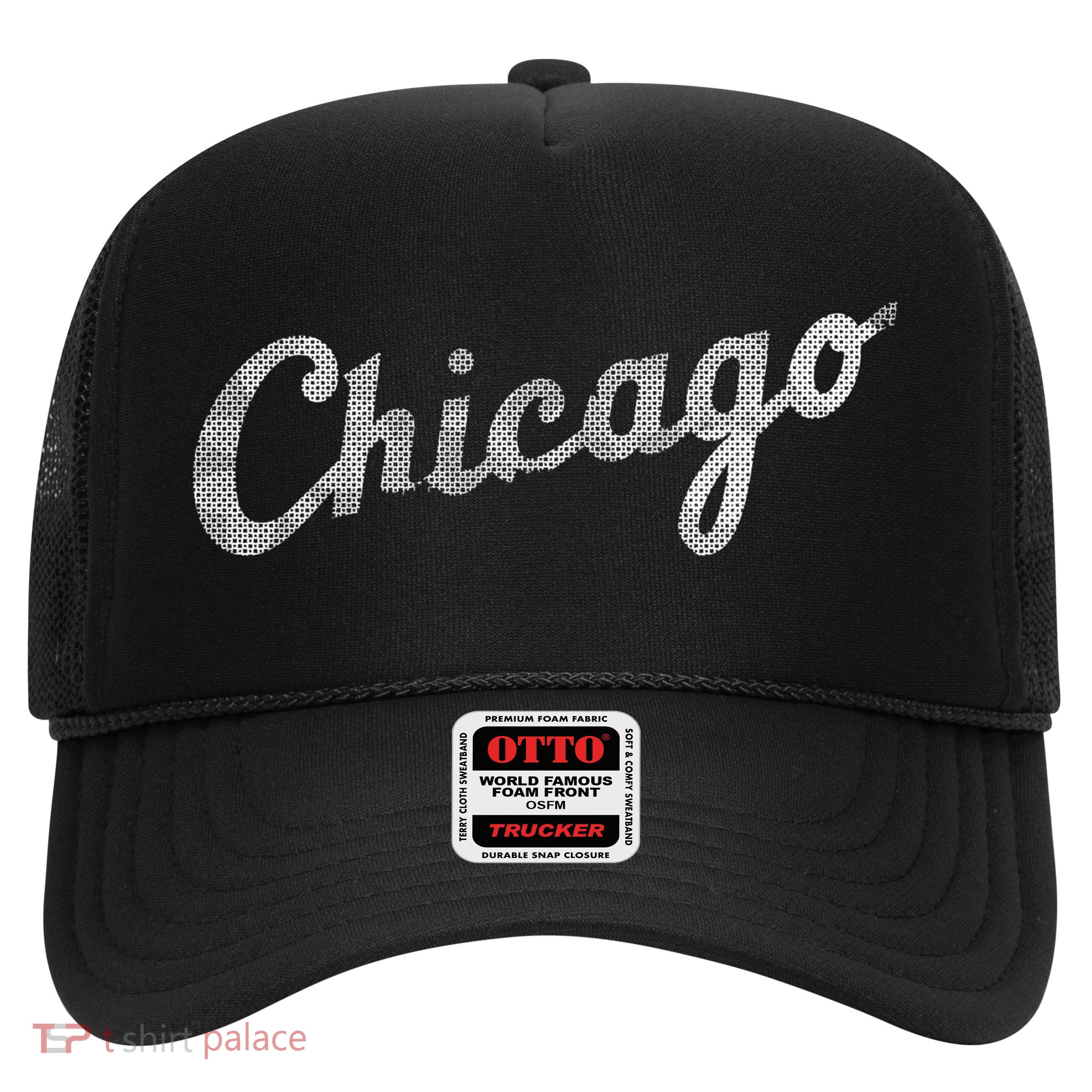 Retro Chicago Team Sports Logo Trucker Hat