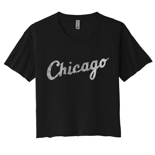 Retro Chicago Team Sports Logo Crop Top