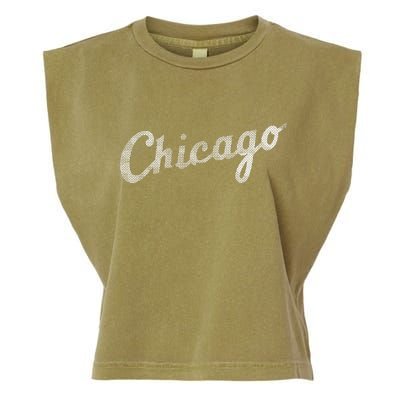 Retro Chicago Team Sports Logo Garment-Dyed Women's Muscle Tee