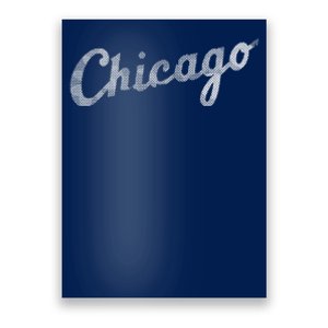 Retro Chicago Team Sports Logo Poster