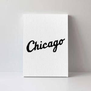 Retro Chicago Team Sports Logo Canvas