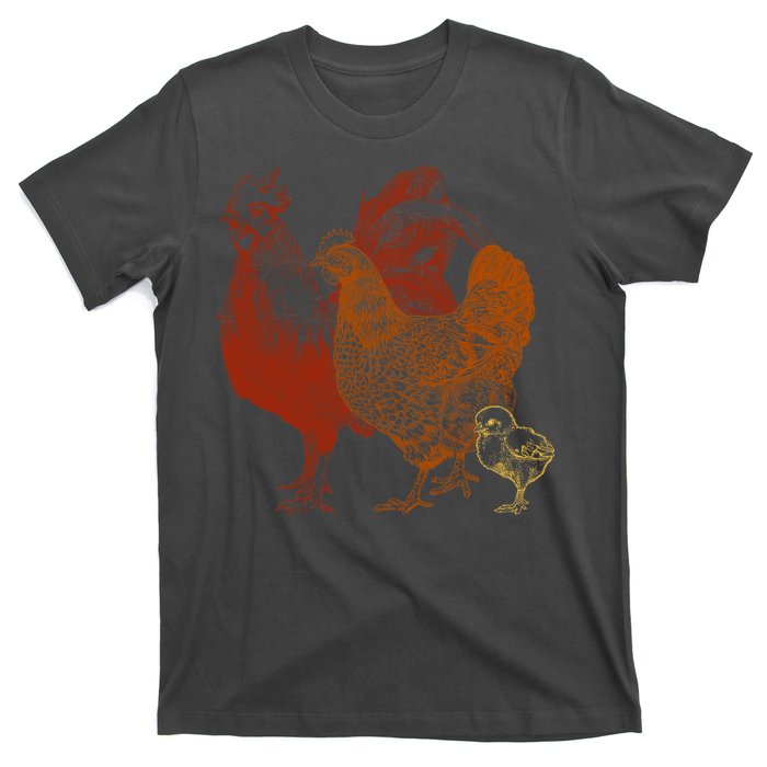 Retro Chickens T-Shirt