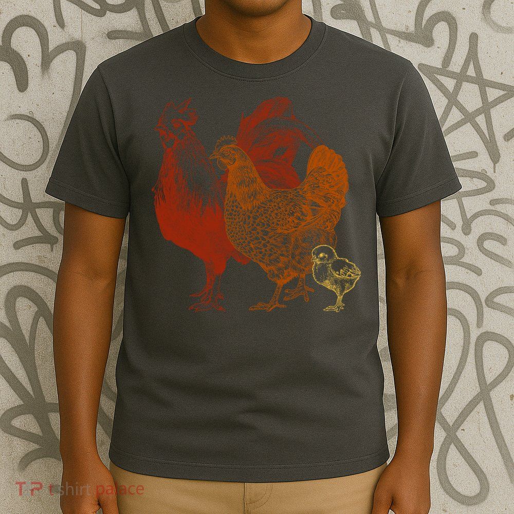 Retro Chickens T-Shirt