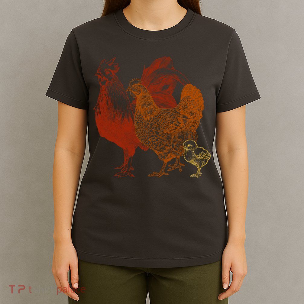 Retro Chickens T-Shirt