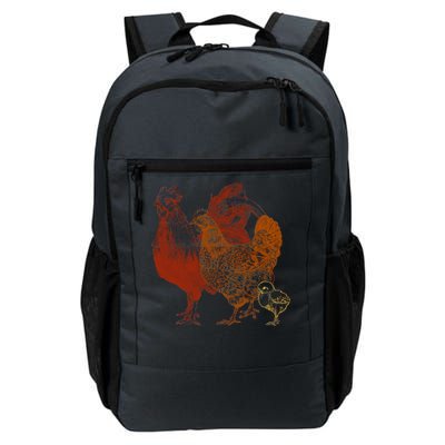 Retro Chickens Daily Commute Backpack