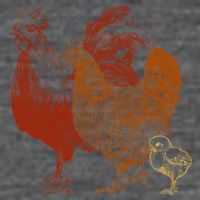 Retro Chickens Mesh Reversible Basketball Jersey Tank