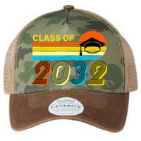 Retro Class of 2032 Future Graduate Legacy Tie Dye Trucker Hat