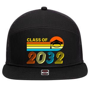 Retro Class of 2032 Future Graduate 7 Panel Mesh Trucker Snapback Hat