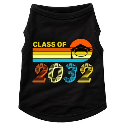 Retro Class of 2032 Future Graduate Doggie Tank