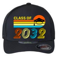 Retro Class of 2032 Future Graduate Flexfit Unipanel Trucker Cap