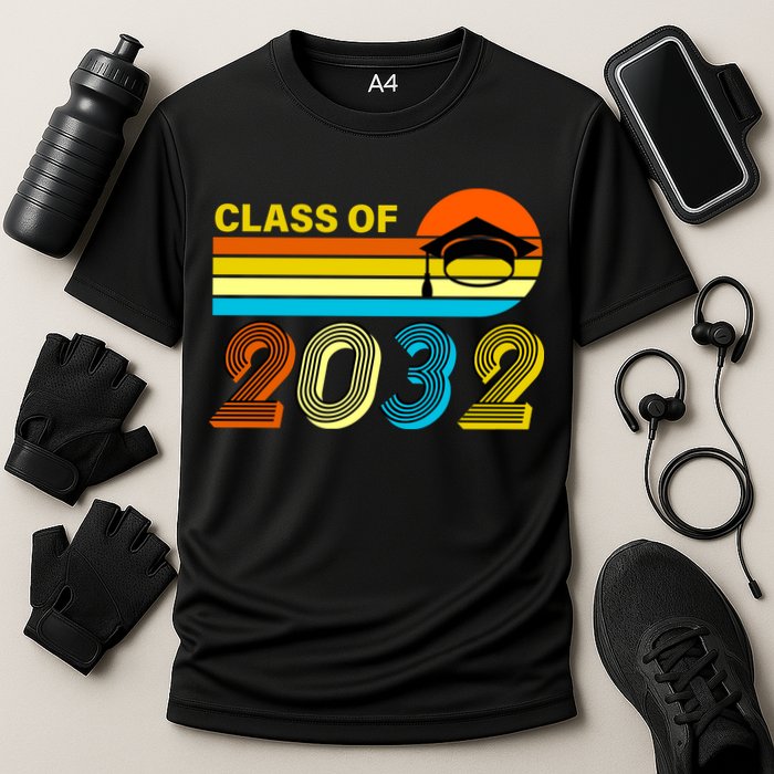 Retro Class of 2032 Future Graduate Performance Shirt
