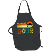 Retro Class of 2032 Future Graduate Full-Length Apron With Pockets