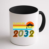 Retro Class of 2032 Future Graduate Mug