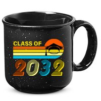 Retro Class of 2032 Future Graduate 15oz Campfire Ceramic Mug