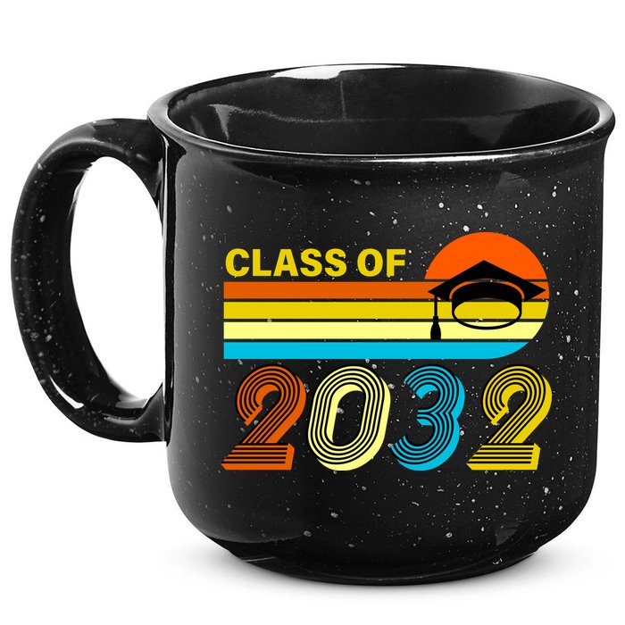 Retro Class of 2032 Future Graduate 15oz Campfire Ceramic Mug