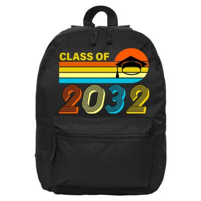 Retro Class of 2032 Future Graduate 16 in Basic Backpack