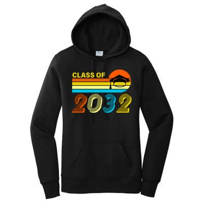 Retro Class of 2032 Future Graduate Women's Pullover Hoodie