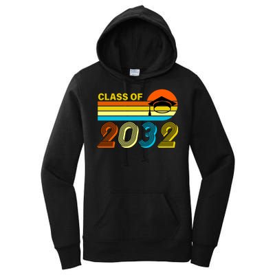 Retro Class of 2032 Future Graduate Women's Pullover Hoodie