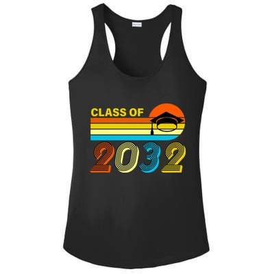 Retro Class of 2032 Future Graduate Ladies PosiCharge Competitor Racerback Tank