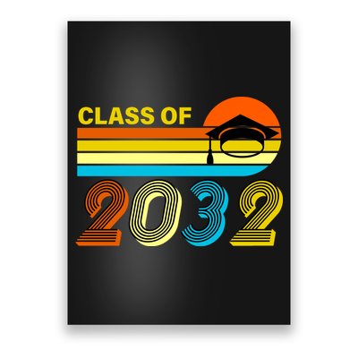 Retro Class of 2032 Future Graduate Poster