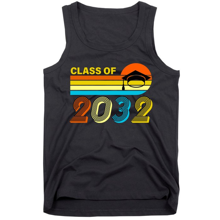Retro Class of 2032 Future Graduate Tank Top
