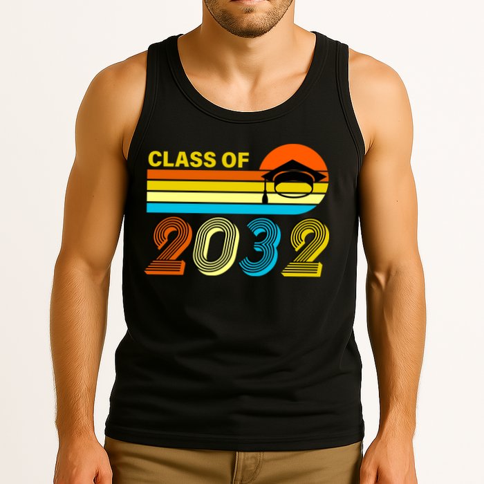 Retro Class of 2032 Future Graduate Tank Top