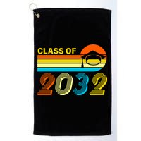 Retro Class of 2032 Future Graduate Golf Towel