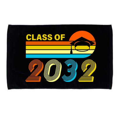 Retro Class of 2032 Future Graduate Microfiber Hand Towel