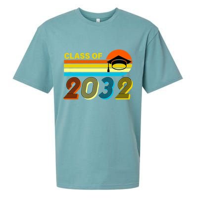 Retro Class of 2032 Future Graduate Sueded Cloud Jersey T-Shirt