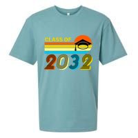 Retro Class of 2032 Future Graduate Sueded Cloud Jersey T-Shirt