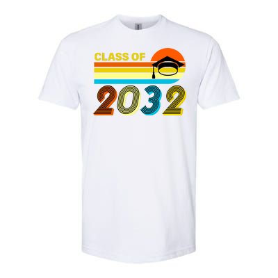 Retro Class of 2032 Future Graduate Softstyle CVC T-Shirt