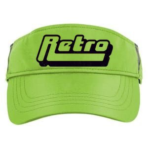 Retro Classic Style Logo Adult Drive Performance Visor