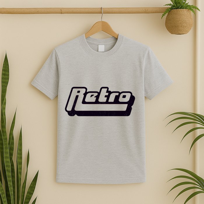 Retro Classic Style Logo T-Shirt