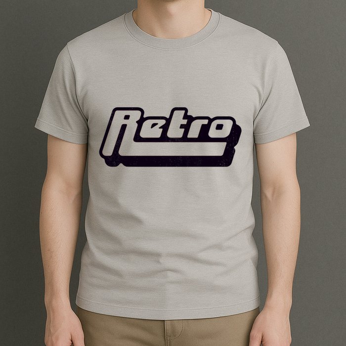 Retro Classic Style Logo T-Shirt