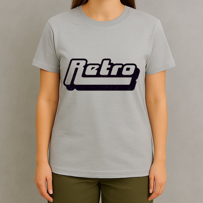 Retro Classic Style Logo T-Shirt