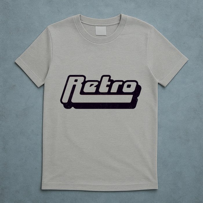 Retro Classic Style Logo T-Shirt