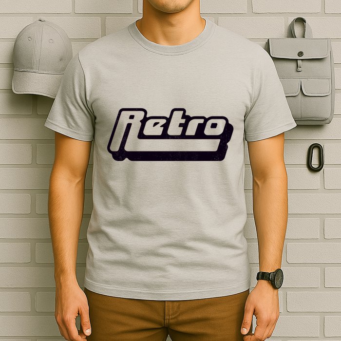 Retro Classic Style Logo T-Shirt
