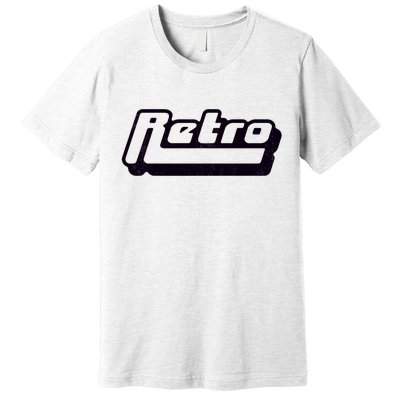 Retro Classic Style Logo Premium T-Shirt