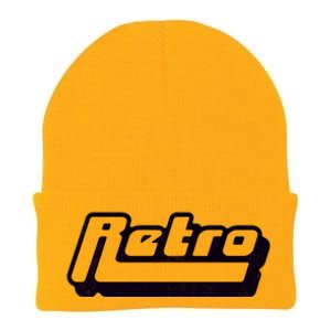 Retro Classic Style Logo Knit Cap Winter Beanie