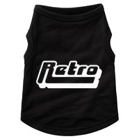 Retro Classic Style Logo Doggie Tank