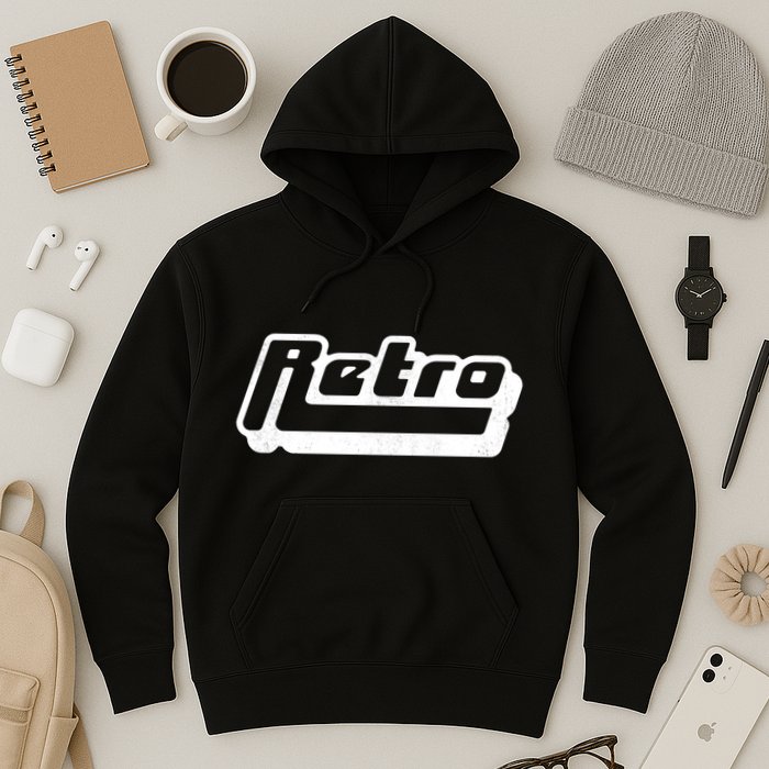 Retro Classic Style Logo Hoodie