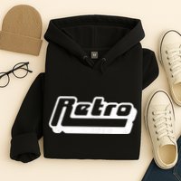 Retro Classic Style Logo Hoodie