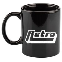 Retro Classic Style Logo 11oz C Handle Ceramic Mug