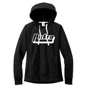 Retro Classic Style Logo Women's Fleece Hoodie